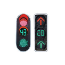 Rot gelb und grün Tricolor -LED -Ampel mit Countdown -Timer